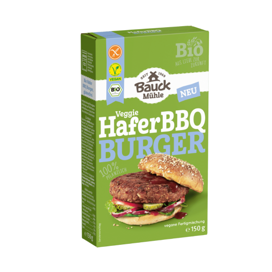 BBQ Burger Hafer Fertigmischung Bauck glutenfrei ★★